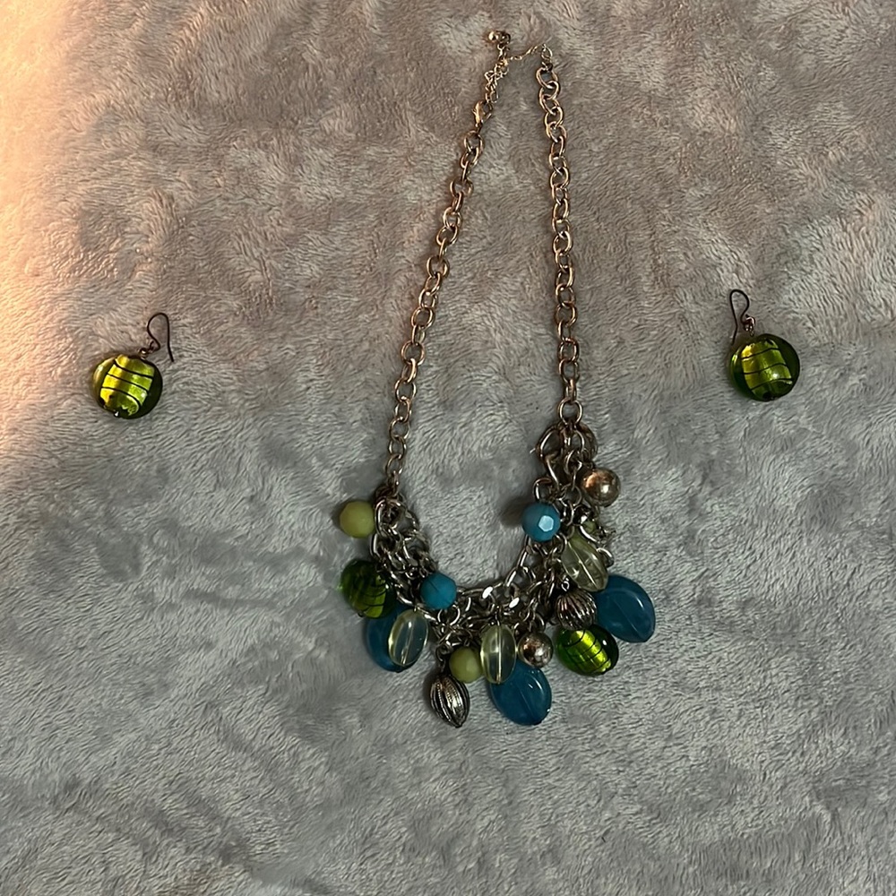 Nice blue green necklace